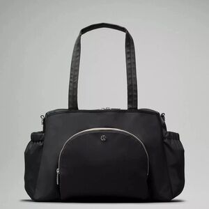 Lululemon Athletica Sleek Black Baby Bag